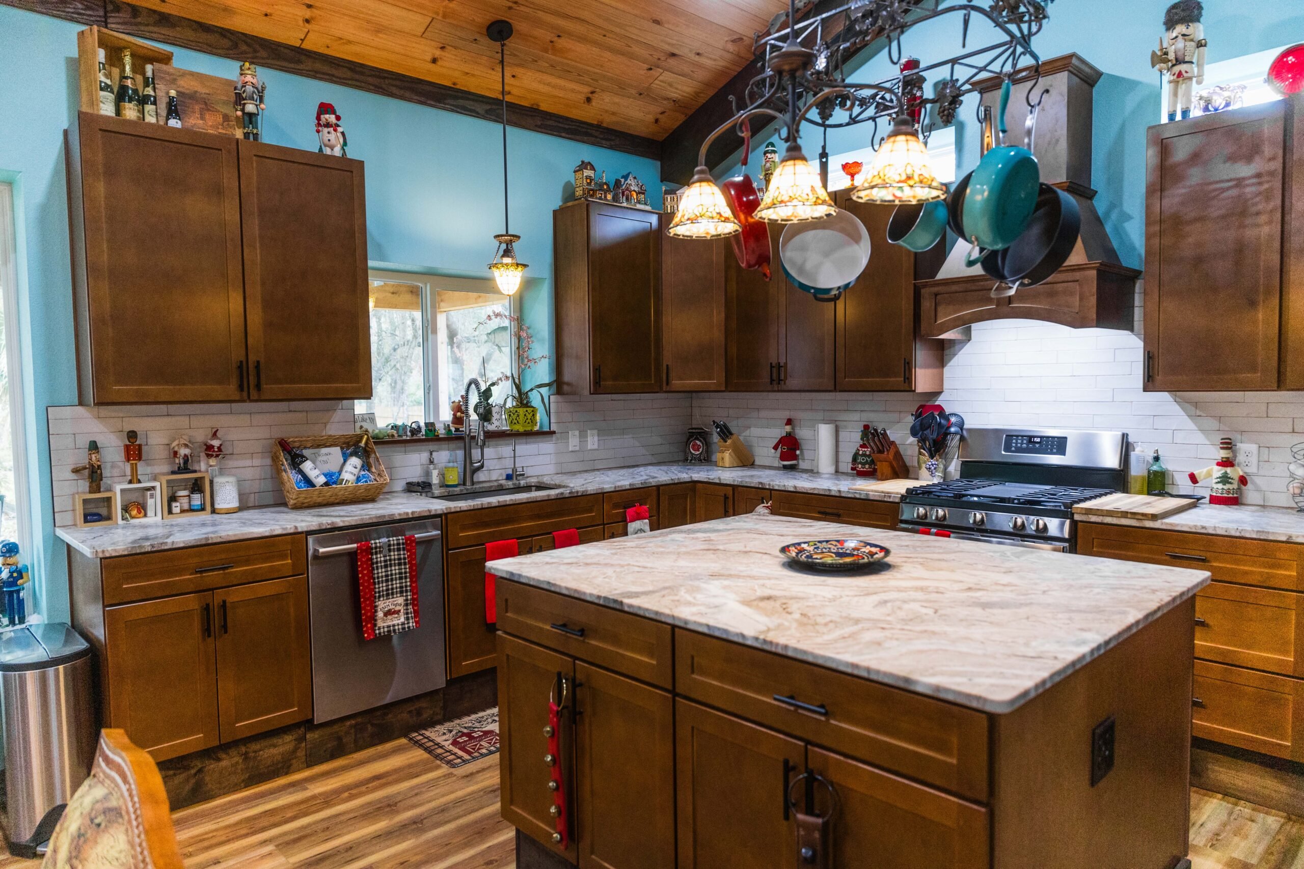 Blueprint for Brooksville kitchen remodel by Holmes Drafting Services