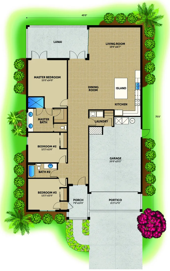 The Balsam floor plan