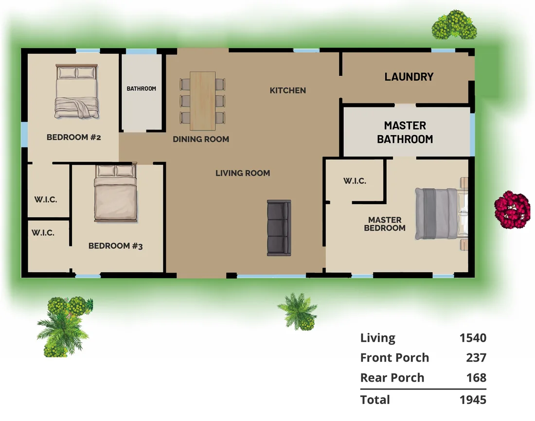 The Caspian floor plan