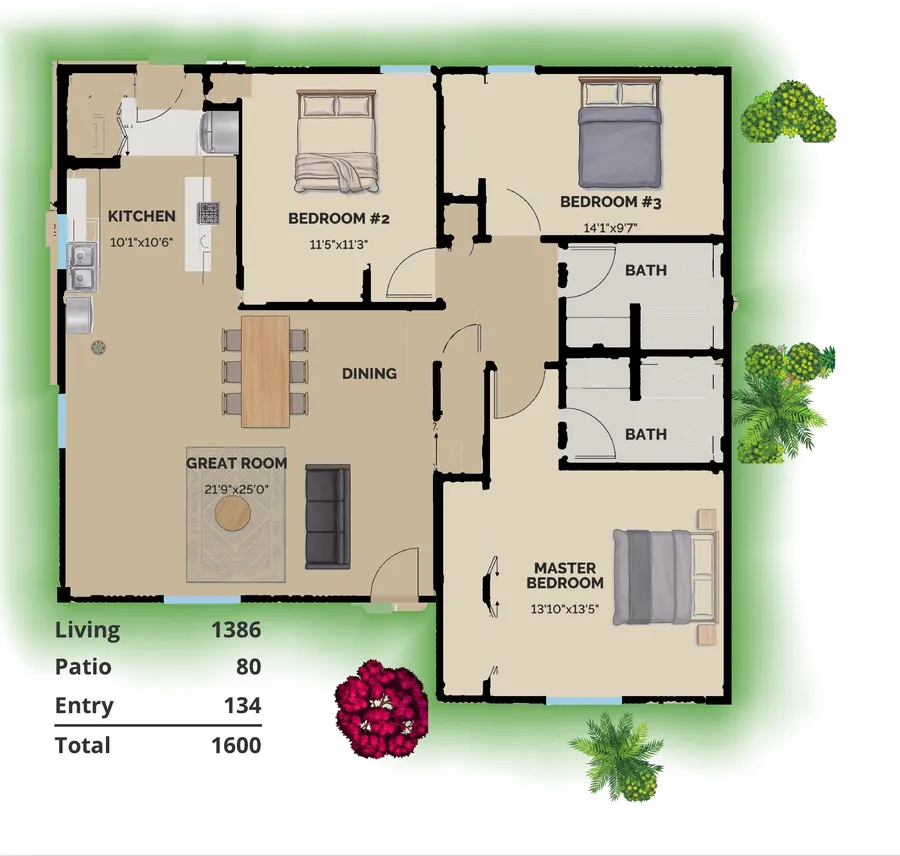 The Osprey floor plan