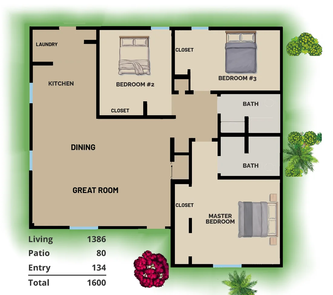 The Osprey floor plan